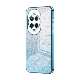 For Huawei nova 14 Ultra Gradient Glitter Powder Electroplated Phone Case(Blue)