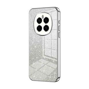 For Honor Magic7 Gradient Glitter Powder Electroplated Phone Case(Silver)