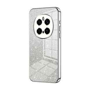 For Honor Magic7 Pro Gradient Glitter Powder Electroplated Phone Case(Silver)