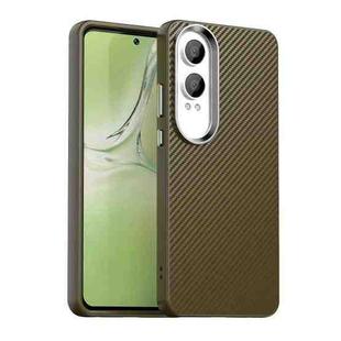 For OnePlus Nord CE4 Lite 5G Carbon Fiber Series IMD Phone Case(Brown)