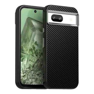 For Google Pixel 8a Carbon Fiber Series IMD Phone Case(Black)