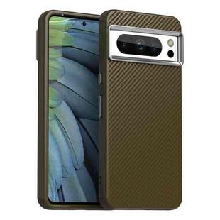 For Google Pixel 8 Pro Carbon Fiber Series IMD Phone Case(Brown)