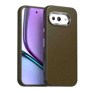 For Google Pixel 9a Carbon Fiber Series IMD Phone Case(Brown)