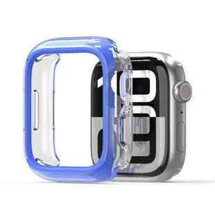 For Apple Watch Series 7 / 8 / 9 45mm DUX DUCIS Camo Series TPU Hybrid PC Watch Protective Case(Blue)