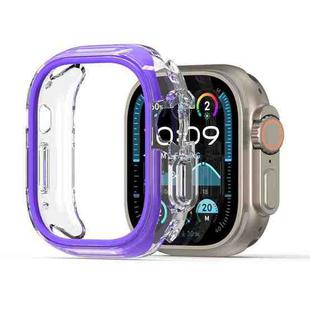 For Apple Watch Ultra 1 / 2 49mm DUX DUCIS Camo Series TPU Hybrid PC Watch Protective Case(Purple)