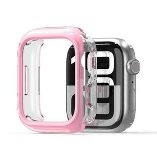 For Apple Watch Series 10 46mm DUX DUCIS Camo Series TPU Hybrid PC Watch Protective Case(Pink)