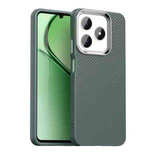 For Realme C61 Carbon Fiber Series IMD Phone Case(Grey)