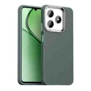 For Realme Narzo N63 Carbon Fiber Series IMD Phone Case(Grey)