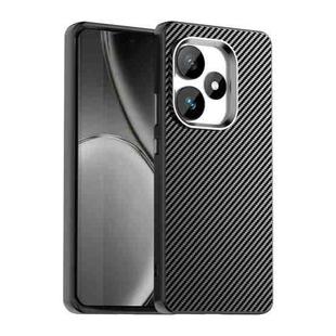 For Realme GT Neo6 SE Carbon Fiber Series IMD Phone Case(Black)