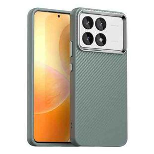 For Redmi K70 Carbon Fiber Series IMD Phone Case(Grey)