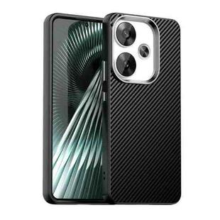 For Redmi Turbo 3 Carbon Fiber Series IMD Phone Case(Black)