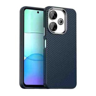 For Redmi 13 4G Carbon Fiber Series IMD Phone Case(Blue)