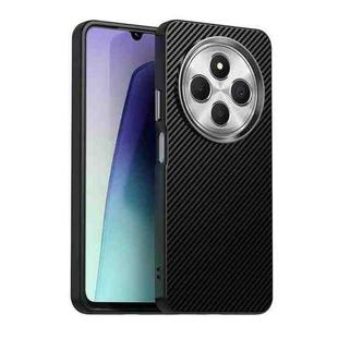 For Redmi 14R Carbon Fiber Series IMD Phone Case(Black)