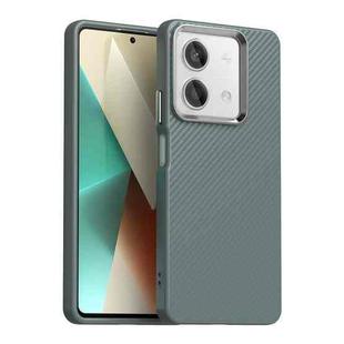 For Redmi Note 13R Pro Carbon Fiber Series IMD Phone Case(Grey)