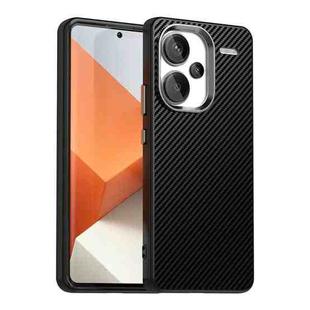 For Redmi Note 13 Pro+ Carbon Fiber Series IMD Phone Case(Black)