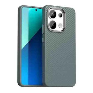 For Redmi Note 13 4G Carbon Fiber Series IMD Phone Case(Grey)