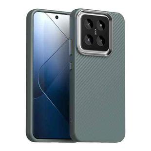 For Xiaomi 14 Carbon Fiber Series IMD Phone Case(Grey)
