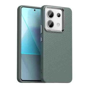 For Xiaomi Poco X6 5G Carbon Fiber Series IMD Phone Case(Grey)