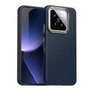 For Xiaomi 15 Carbon Fiber Series IMD Phone Case(Blue)