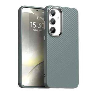 For Samsung Galaxy S24 FE 5G Carbon Fiber Series IMD Phone Case(Grey)