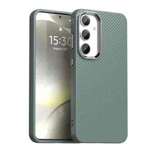 For Samsung Galaxy S23 FE 5G Carbon Fiber Series IMD Phone Case(Grey)