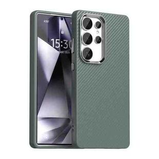 For Samsung Galaxy S25 Ultra 5G Carbon Fiber Series IMD Phone Case(Grey)
