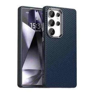 For Samsung Galaxy S25 Ultra 5G Carbon Fiber Series IMD Phone Case(Blue)