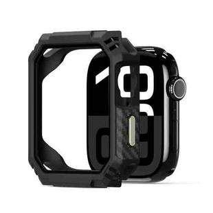 For Apple Watch Series 10 46mm DUX DUCIS Damo Series TPU+PC Hollow Watch Protective Case(Black)