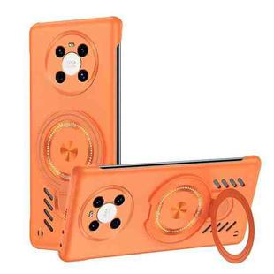 For Huawei Mate 40 Ice Sense Series Graphene Cooling MagSafe Holder Phone Case(Orange)