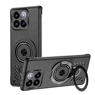 For Xiaomi 14 Ice Sense Series Graphene Cooling MagSafe Holder Phone Case(Black)