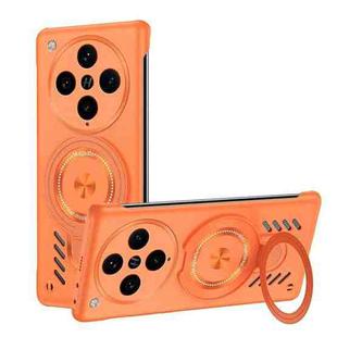 For OPPO Find X8 Pro Ice Sense Series Graphene Cooling MagSafe Holder Phone Case(Orange)