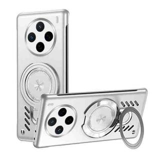 For vivo X200 Pro Ice Sense Series Graphene Cooling MagSafe Holder Phone Case(Silver)