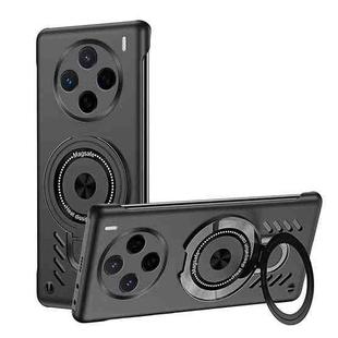 For vivo X200 Pro Ice Sense Series Graphene Cooling MagSafe Holder Phone Case(Black)