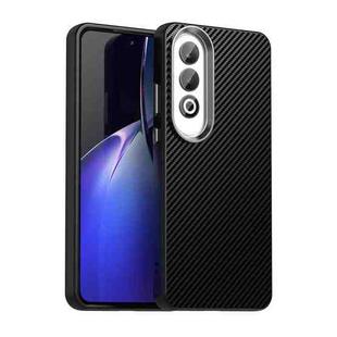 For OPPO K12 Plus Carbon Fiber Series IMD Phone Case(Black)