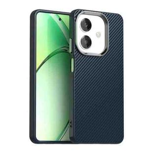 For OPPO A3 4G 2024 Carbon Fiber Series IMD Phone Case(Blue)