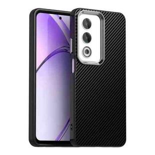 For OPPO A80 5G Carbon Fiber Series IMD Phone Case(Black)