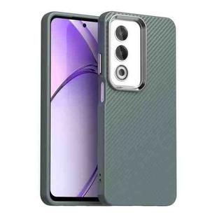 For OPPO A80 5G Carbon Fiber Series IMD Phone Case(Grey)