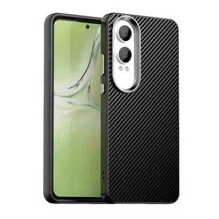 For OPPO K12x Carbon Fiber Series IMD Phone Case(Black)