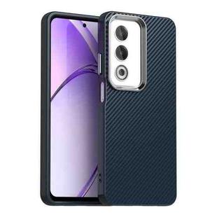 For OPPO A3 Energy Edition Carbon Fiber Series IMD Phone Case(Blue)