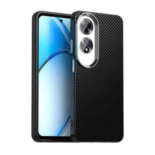 For OPPO A60 Global Carbon Fiber Series IMD Phone Case(Black)