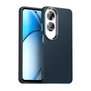 For OPPO A60 Global Carbon Fiber Series IMD Phone Case(Blue)