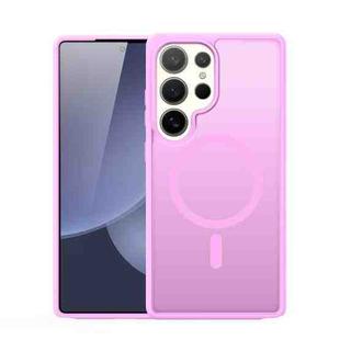 For Samsung Galaxy S25 Ultra 5G DUX DUCIS Yind Series MagSafe TPU Hybrid PC Phone Case(Rose Pink)