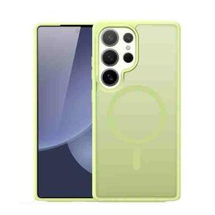 For Samsung Galaxy S25 Ultra 5G DUX DUCIS Yind Series MagSafe TPU Hybrid PC Phone Case(Lime Green)
