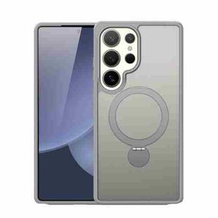 For Samsung Galaxy S25 Ultra 5G DUX DUCIS Yind Series MagSafe TPU Hybrid PC Phone Case with Stand(Grey)