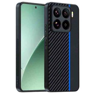 For Xiaomi 15 Ultra-thin Carbon Fiber Texture Printing Phone Case(Black Blue)