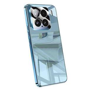 For Xiaomi 15 Electroplating Ice Crystal Airbag Full Coverage Shockproof Phone Case(Blue)