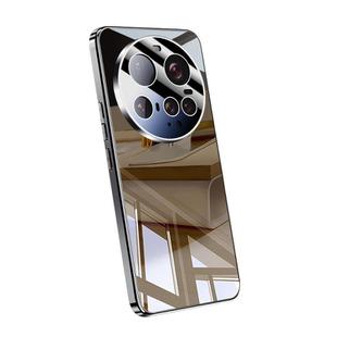 For Xiaomi 15 Ultra Electroplating Ice Crystal Airbag Full Coverage Shockproof Phone Case(Black)