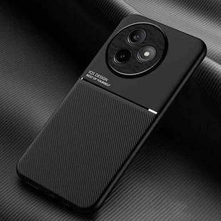 For Redmi K80 Ultra Classic Tilt Strip Grain Magnetic PC Hybrid TPU Phone Case(Black)