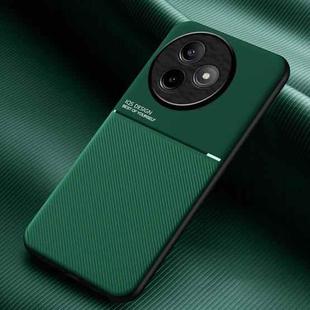 For Redmi K80 Ultra Classic Tilt Strip Grain Magnetic PC Hybrid TPU Phone Case(Green)