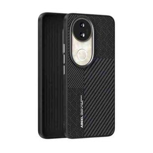 For vivo S20 ABEEL 6D Micro Relief MagSafe Magnetic Phone Case(Carbon Fiber Black)